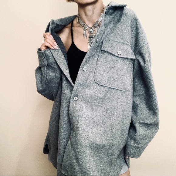 Brand new free people- bunny grey size L - Picture 3 of 15